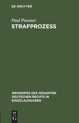 Strafprozeß