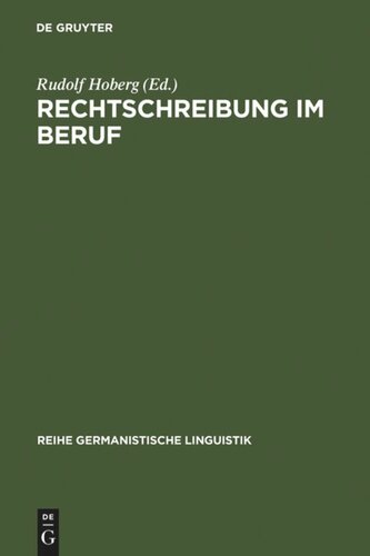 Rechtschreibung im Beruf