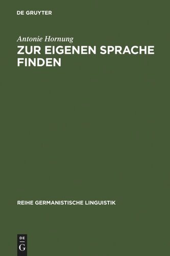 Zur eigenen Sprache finden: Modell einer plurilingualen Schreibdidaktik