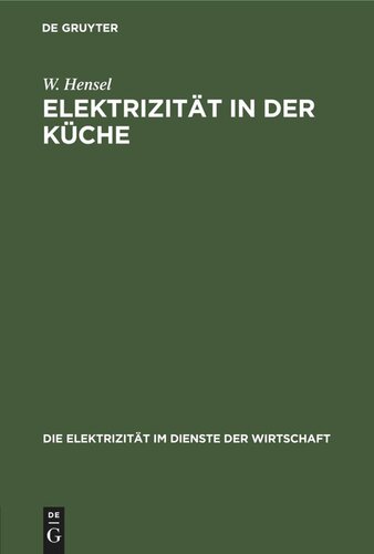 Elektrizität in der Küche