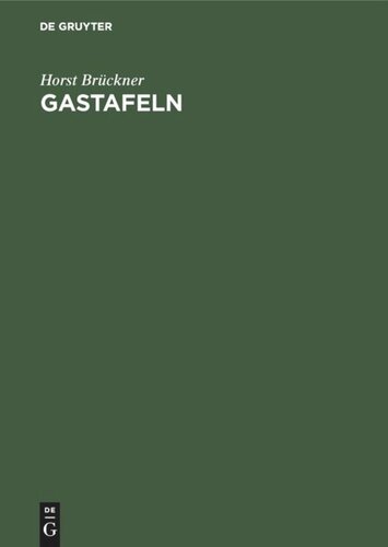 Gastafeln: Physikalische, thermodynamische und brenntechnische Eigenschaften der Gase und sonstigen BrennstoffeSonderdruck aus 