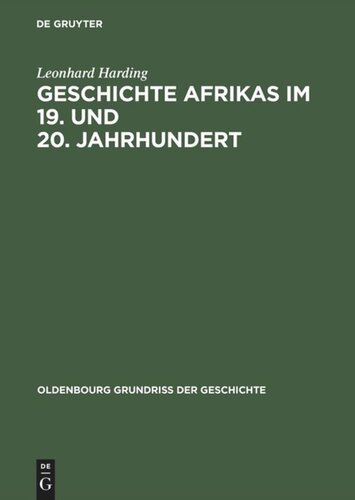 Geschichte Afrikas im 19. und 20. Jahrhundert