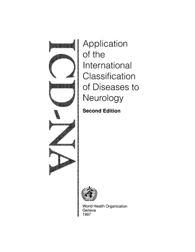 Application of the International Classification of Diseases to Neurology: ICD-NA