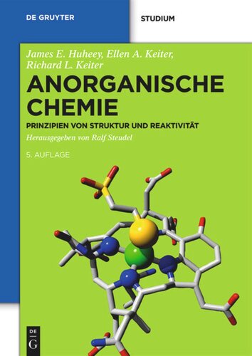 Anorganische Chemie: Prinzipien von Struktur und Reaktivität