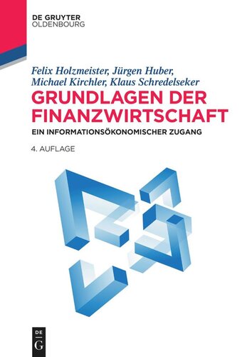 Grundlagen der Finanzwirtschaft: Ein informationsökonomischer Zugang