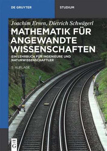 Mathematik für angewandte Wissenschaften: Ein Lehrbuch für Ingenieure und Naturwissenschaftler