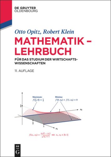 Mathematik - Lehrbuch: für das Studium der Wirtschaftswissenschaften