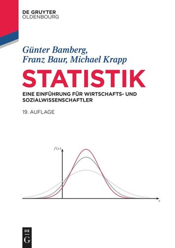 Statistik: Eine Einführung für Wirtschafts- und Sozialwissenschaftler