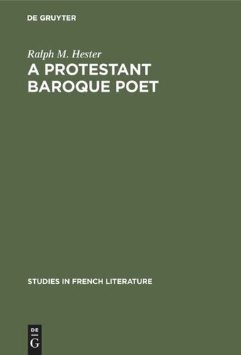 A protestant baroque poet: Pierre Poupo