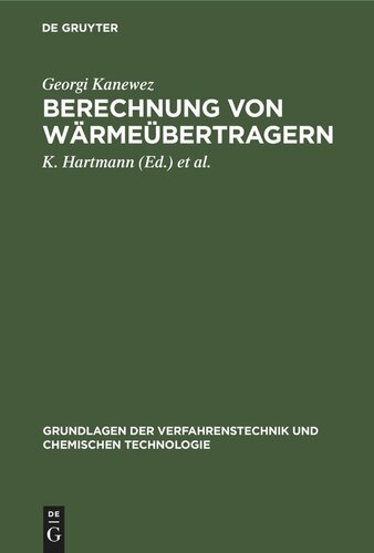 Berechnung von Wärmeübertragern