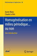 Homogénéisation en milieu périodique... ou non: Une introduction