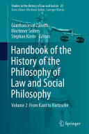 Handbook of the History of the Philosophy of Law and Social Philosophy: Volume 2: From Kant to Nietzsche