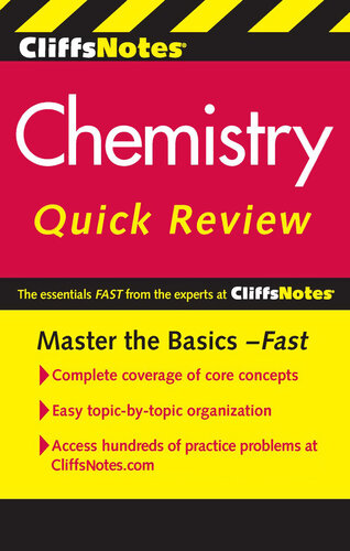 Cliffsnotes Chemistry Quick Review, 2nd Edition