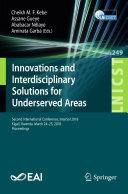 Innovations and Interdisciplinary Solutions for Underserved Areas: Second International Conference, InterSol 2018, Kigali, Rwanda, March 24–25, 2018, Proceedings