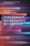 Recent Advances in Data and Algorithms for e-Government