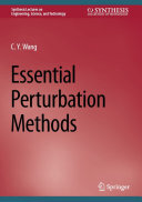 Essential Perturbation Methods