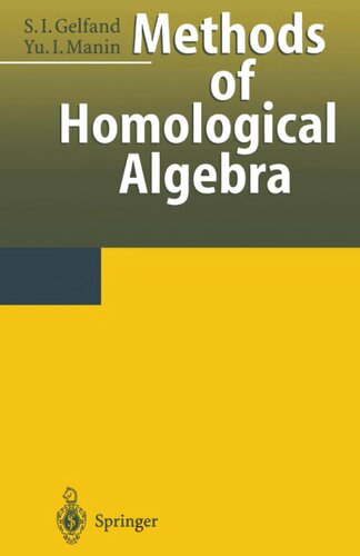 Methods of Homological Algebra