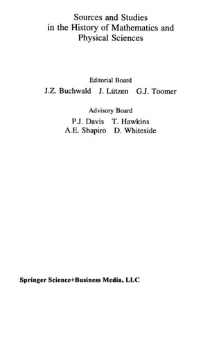 Emergence of the Theory of Lie Groups: An Essay in the History of Mathematics 1869–1926 (Sources and Studies in the History of Mathematics and Physical Sciences)