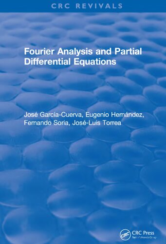 Fourier Analysis and Partial Differential Equations