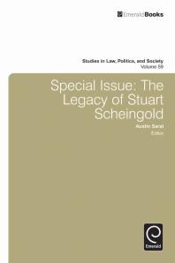 Special Issue : The Legacy of Stuart Scheingold