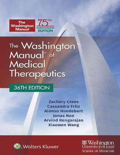 The Washington Manual of Medical Therapeutics 36th Edition