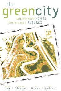 The Green City : Sustainable Homes, Sustainable Suburbs