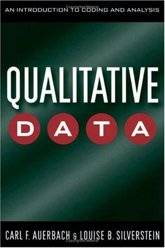 Qualitative Data: An Introduction to Coding and Analysis