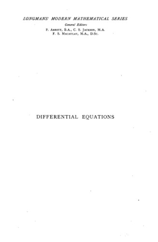 Differential Equations