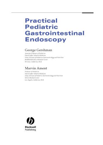 Practical Pediatric Gastrointestinal Endoscopy