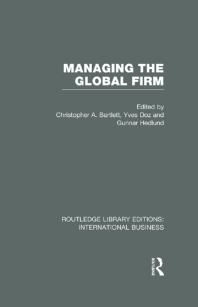 Managing the Global Firm