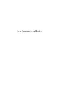 Law, Governance, and Justice: New Views on Medieval Constitutionalism