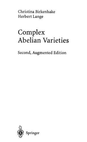 Complex Abelian Varieties