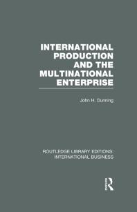 International Production and the Multinational Enterprise