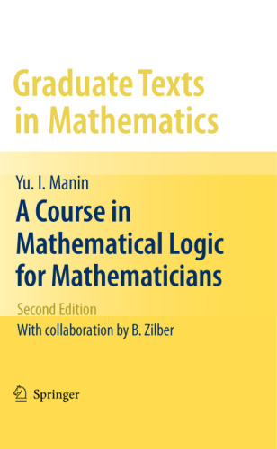 A Course in Mathematical Logic for Mathematicians