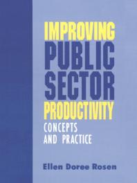 Improving Public Sector Productivity : Concepts and Practice