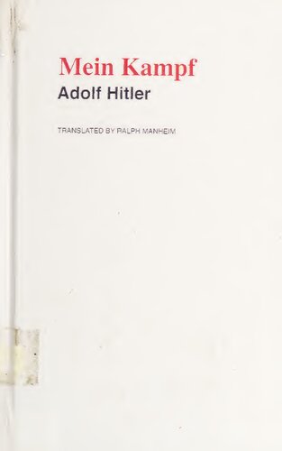 Mein Kampf: My Struggle