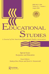 Ecojustice and Education: A Special Issue of Educational Studies