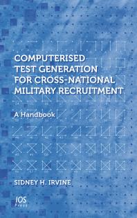 Computerised Test Generation for Cross-National Military Recruitment : A Handbook