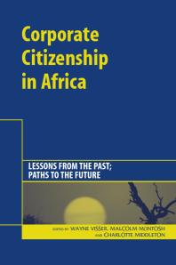 Corporate Citizenship in Africa : Lessons from the Past; Paths to the Future