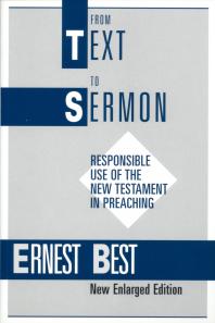 From Text to Sermon