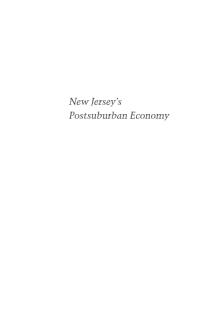 New Jersey's Postsuburban Economy