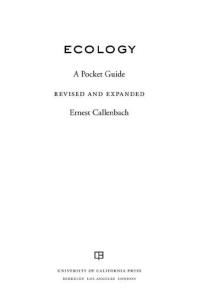 Ecology, Revised and Expanded : A Pocket Guide