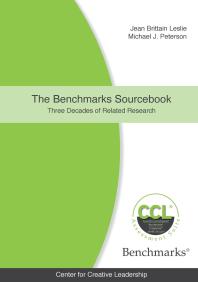 The Benchmarks Sourcebook: Three Decades of Related Research : Three Decades of Related Research