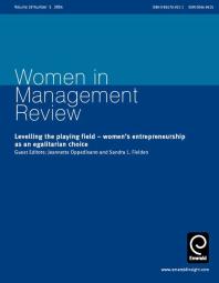 Levelling the playing field - women's entrepreneurship as an egalitarian choice : Women's Entrepreneurship as an Egalitarian Choice