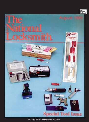 The National Locksmith: Volume 62, Number 8