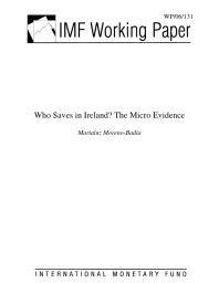 Who Saves in Ireland? The Micro Evidence