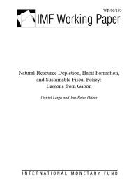 Natural-Resource Depletion, Habit Formation, and Sustainable Fiscal Policy : Lessons from Gabon