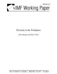 Diversity in the Workplace