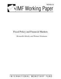 Fiscal Policy and Financial Markets