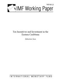 Tax Incentives and Investment in the Eastern Caribbean